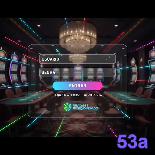 Tela de login seguro e suporte no 53a